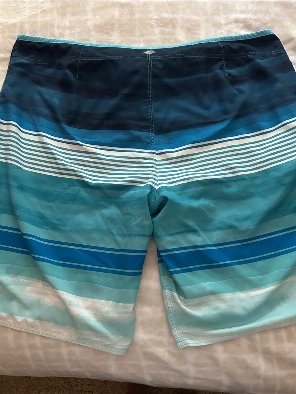 O'Neill Men’s Santa Cruz Stripe Boardshorts Size 42W, 11 inseam